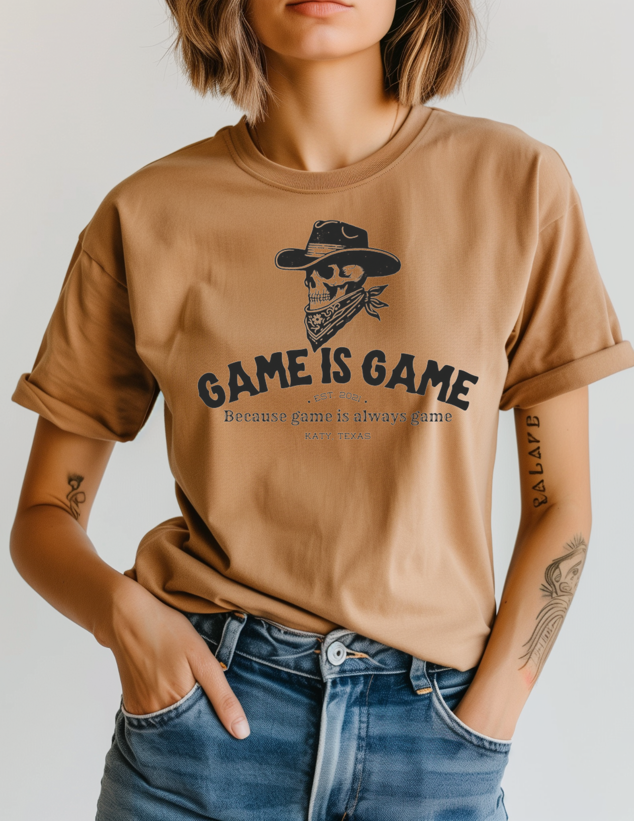 EXCLUSIVE! Game is Game Single Color Screen Print - Black Ink