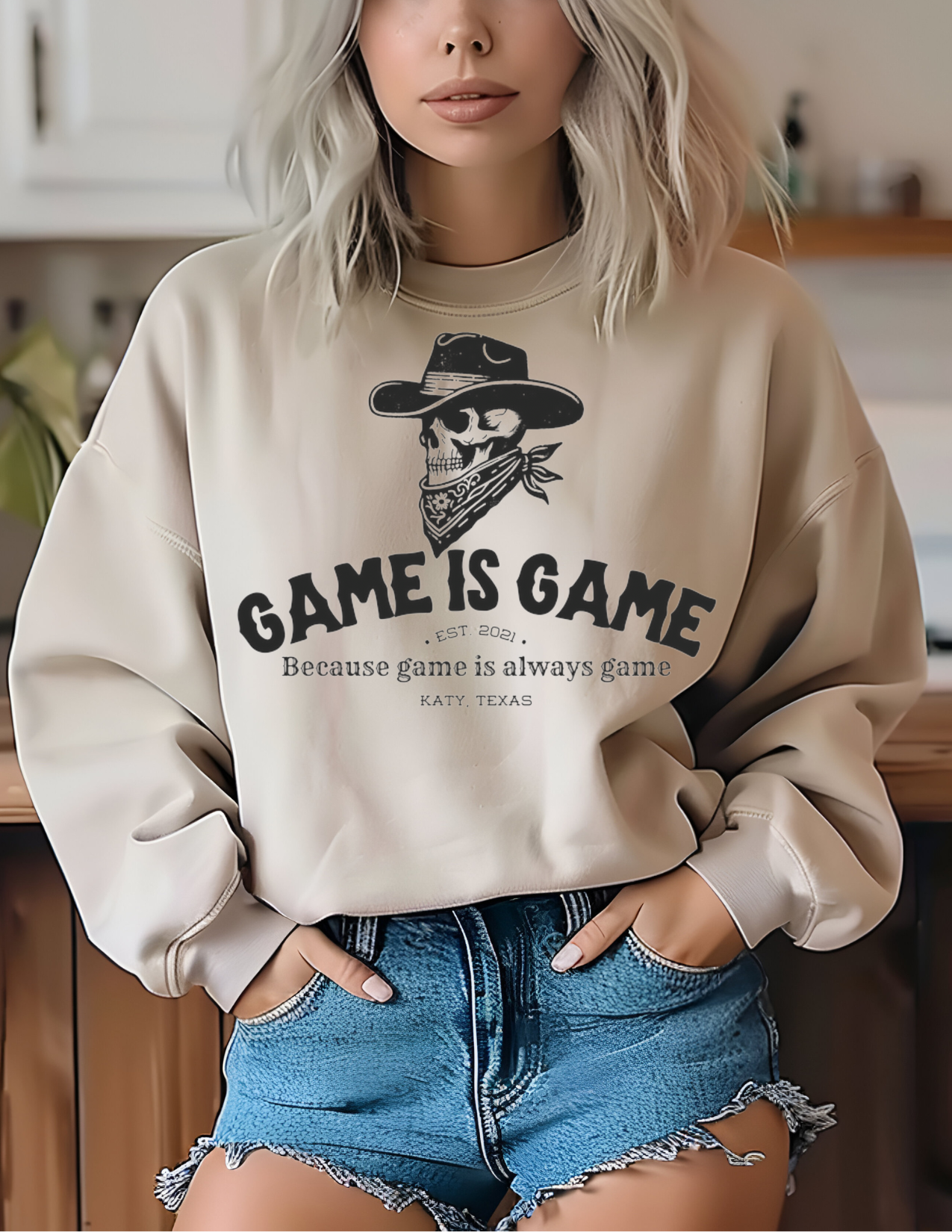 EXCLUSIVE! Game is Game Single Color Screen Print - Black Ink