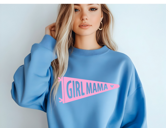 Girl Mama Pennant DTF