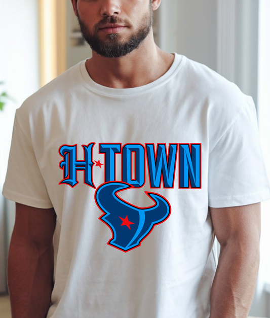 H-Town Bull DTF Transfer