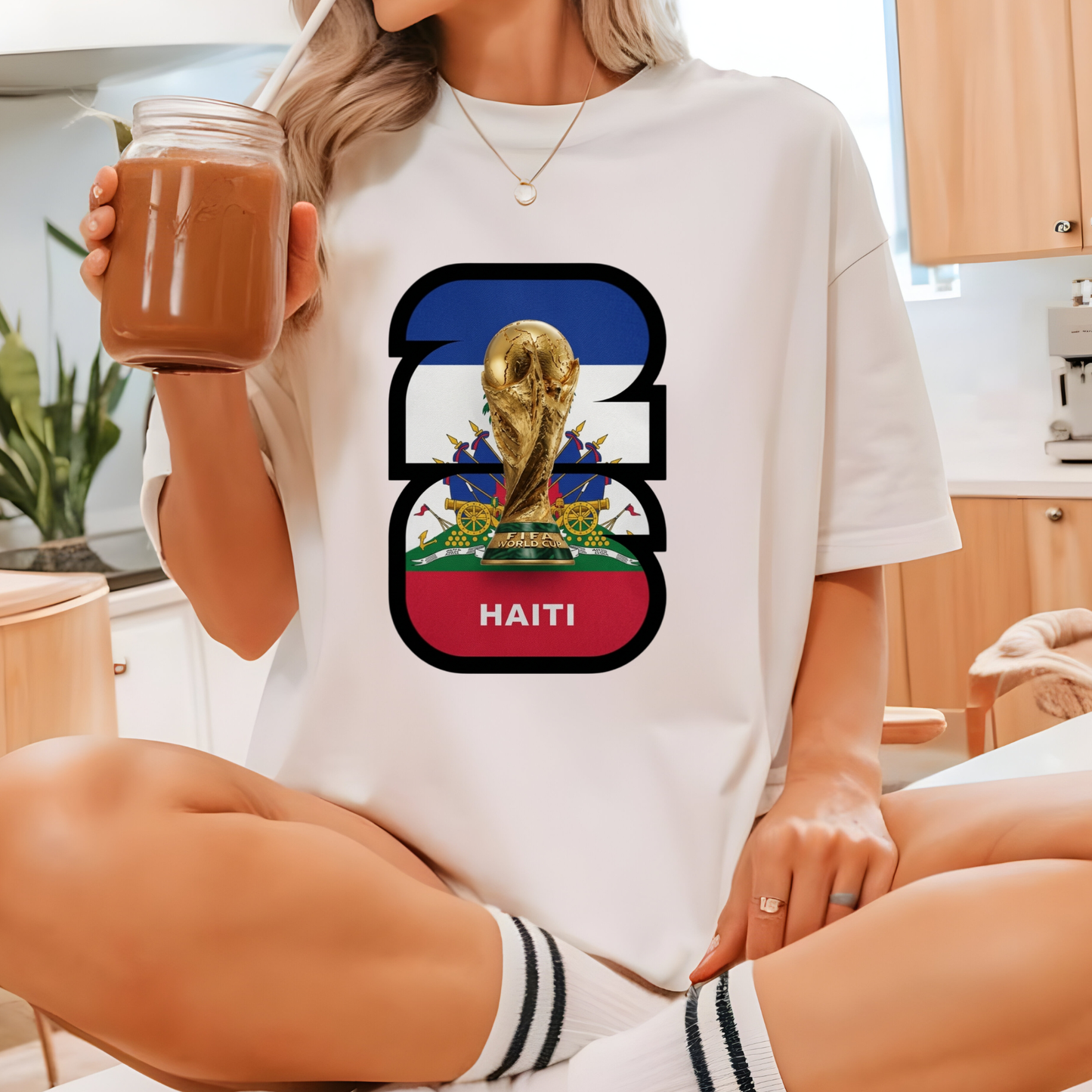 Haiti Soccer DTF Transfer