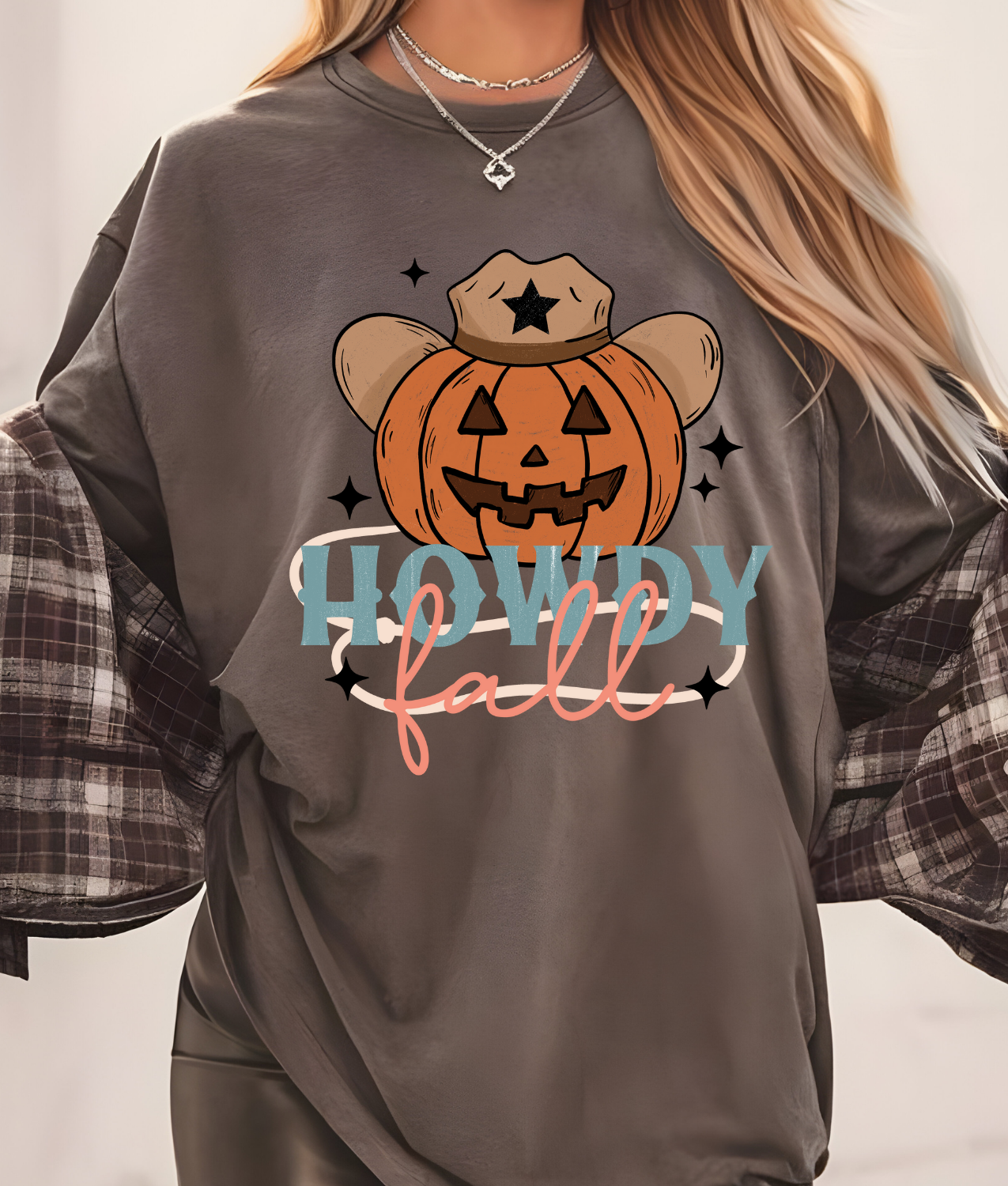 Howdy Fall Pumpkin DTF Transfer