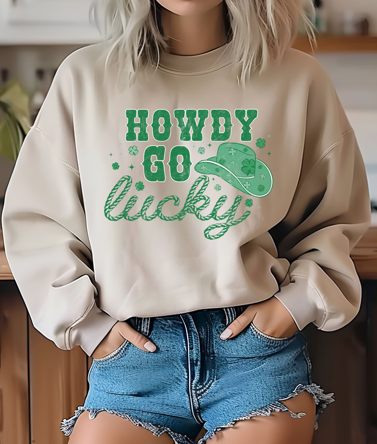 Howdy Go Lucky DTF Transfer