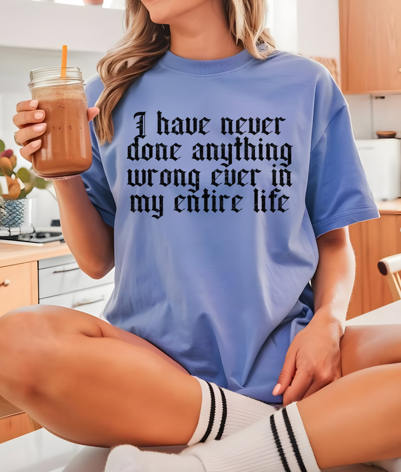 I Have Never Done Anything Wrong DTF Transfer