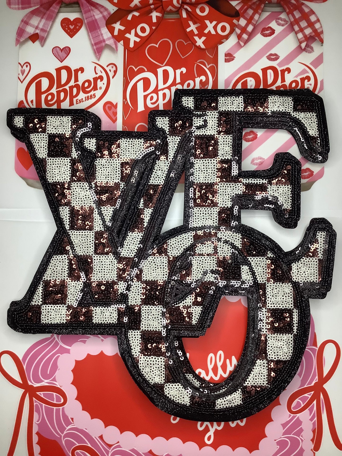 Luxury Love Sequin Patch