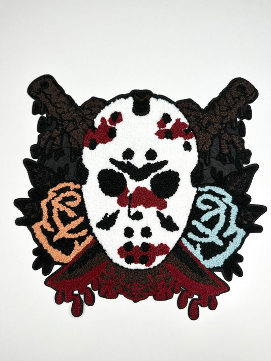 Horror Mask Chenille Patch