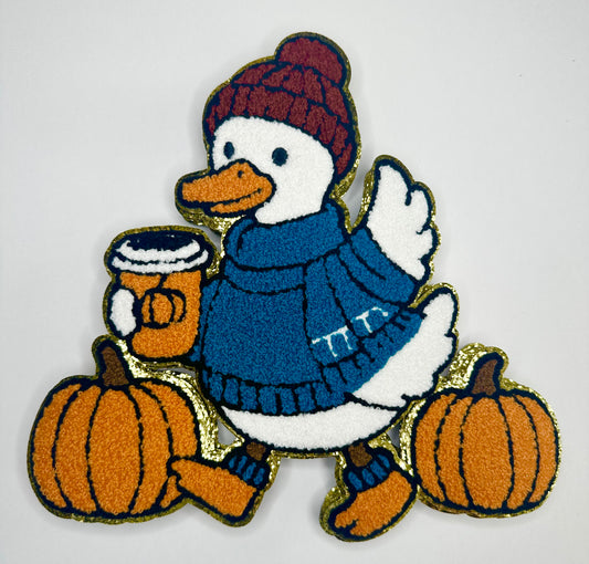 Fall Goose Chenille Patch
