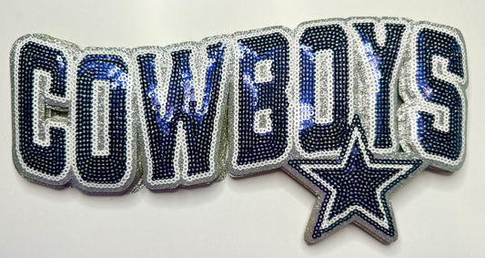 Cowboy Star Sequin Patch