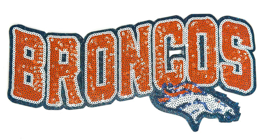 Broncos Sequin Patch