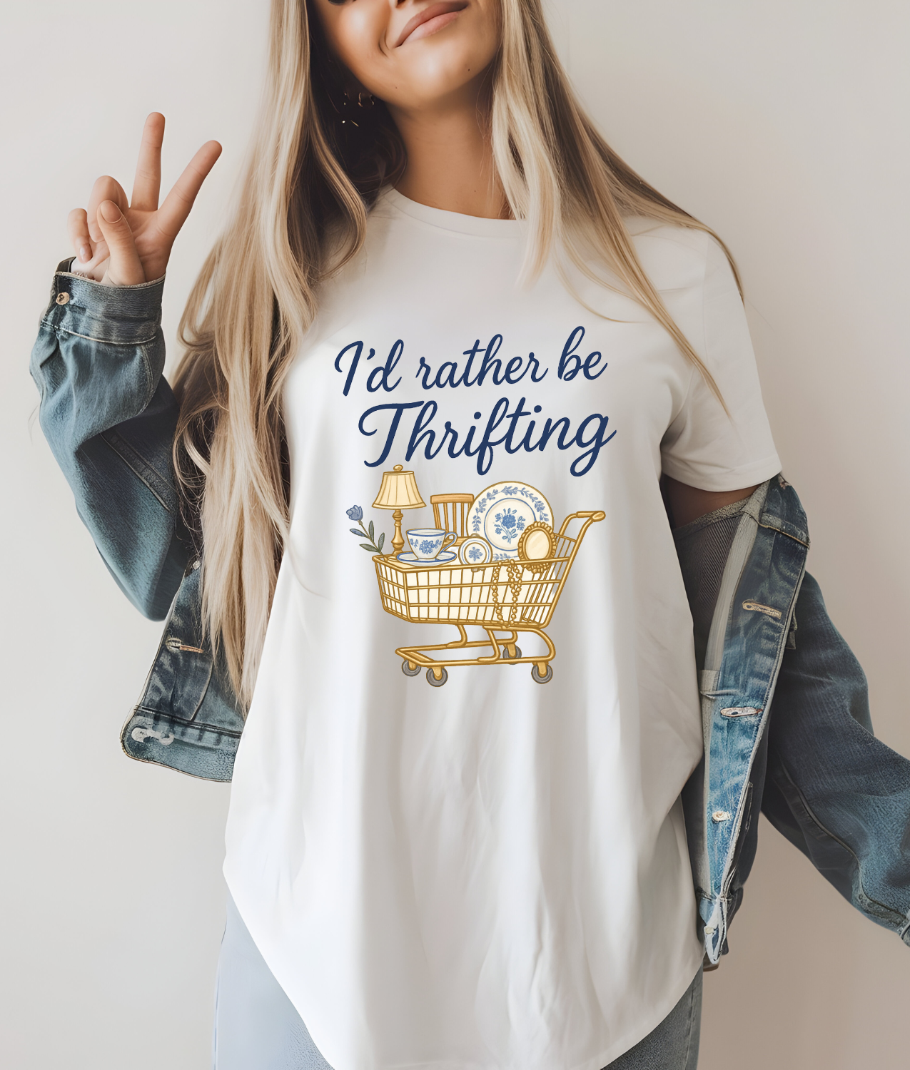 I'd Rather Be Thrifting DTF Transfer