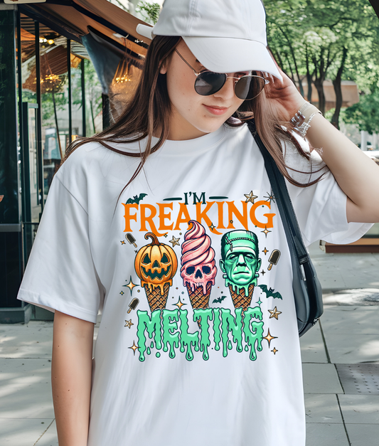 I'm Freaking Melting DTF Transfer