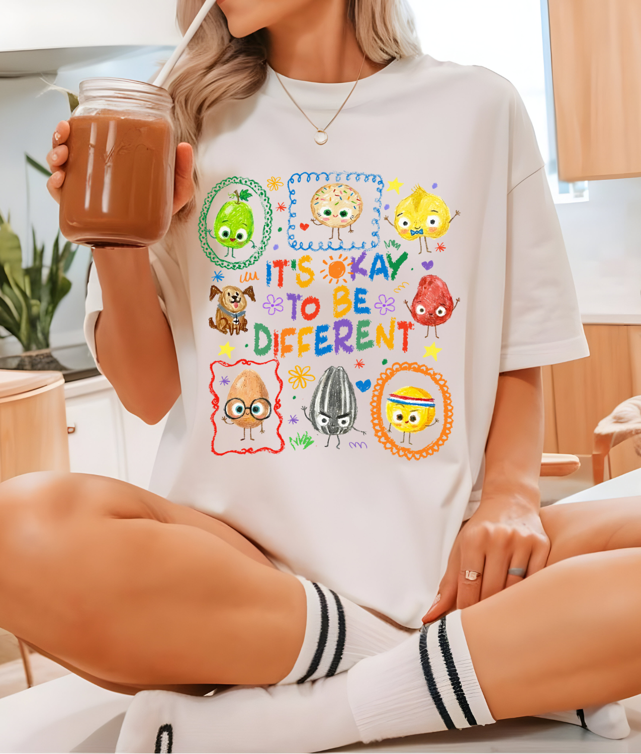 It's Okay to be Different DTF Transfer