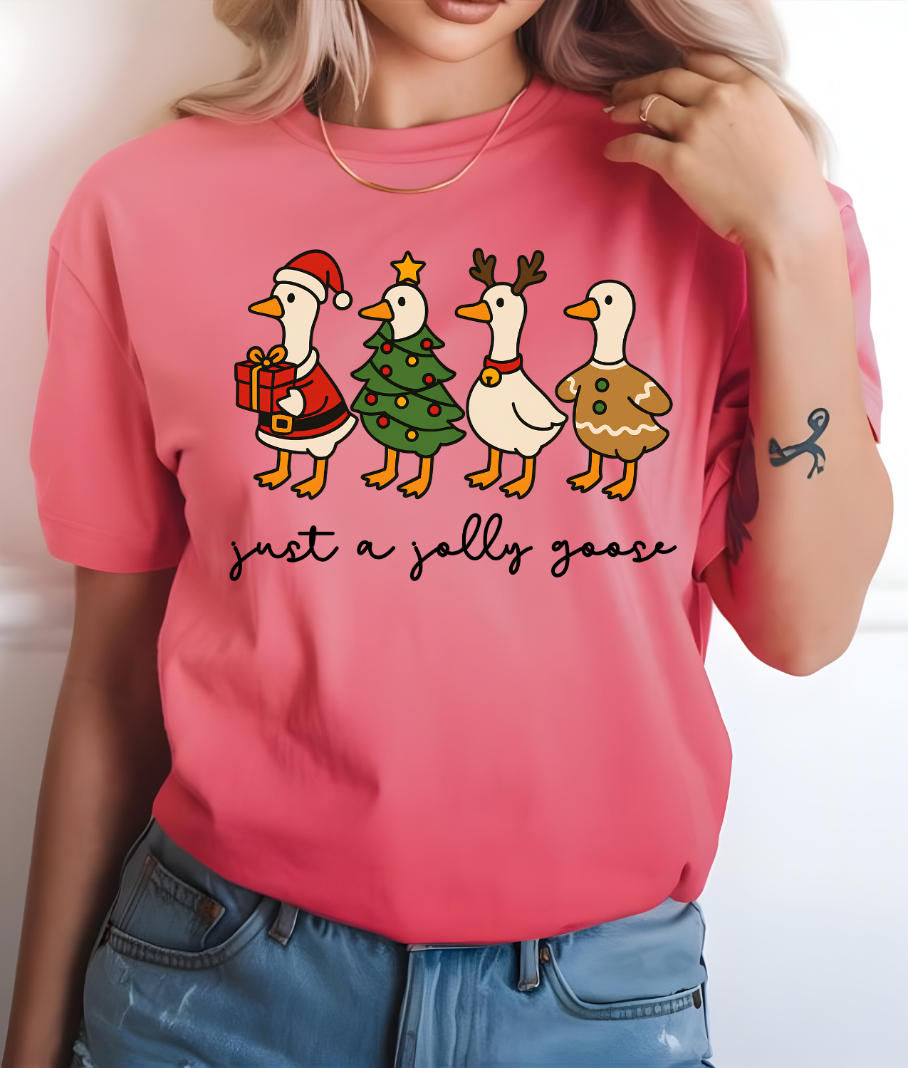 Just a Jolly Goose DTF Transfer