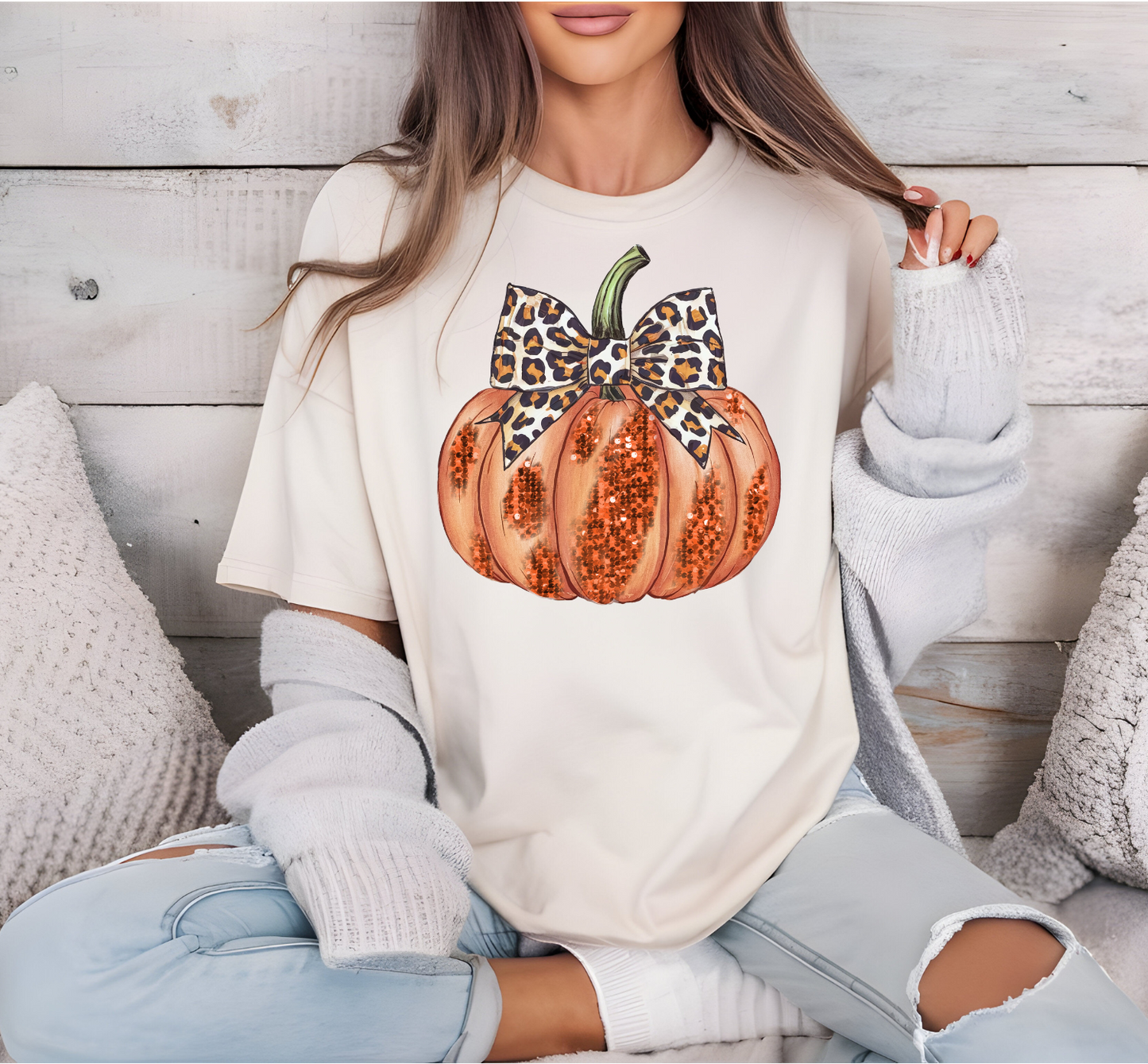 Leopard Pumpkin DTF