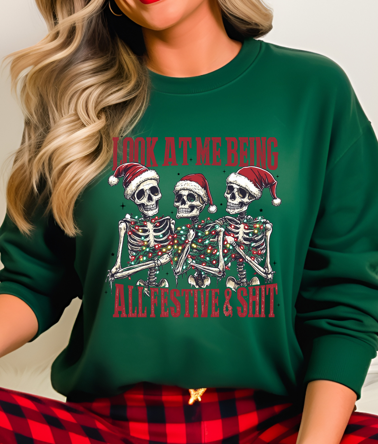 Look at Me Being All Festive DTF Transfer