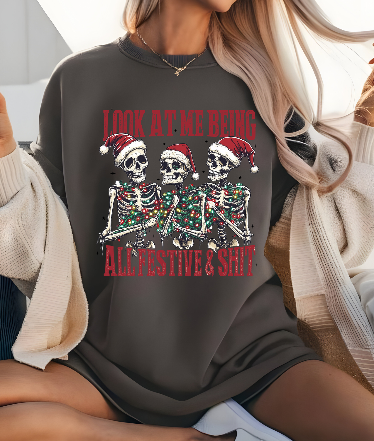 Look at Me Being All Festive DTF Transfer