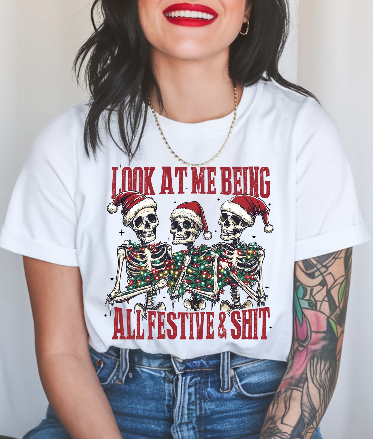 Look at Me Being All Festive DTF Transfer