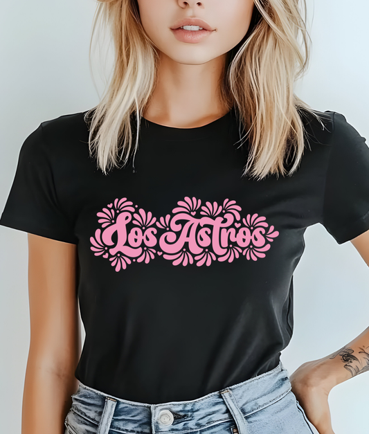 Los Astros Talavera Pink DTF Transfer
