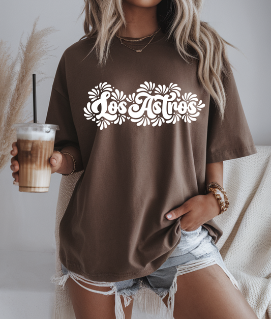 Los Astros Talavera White DTF Transfer