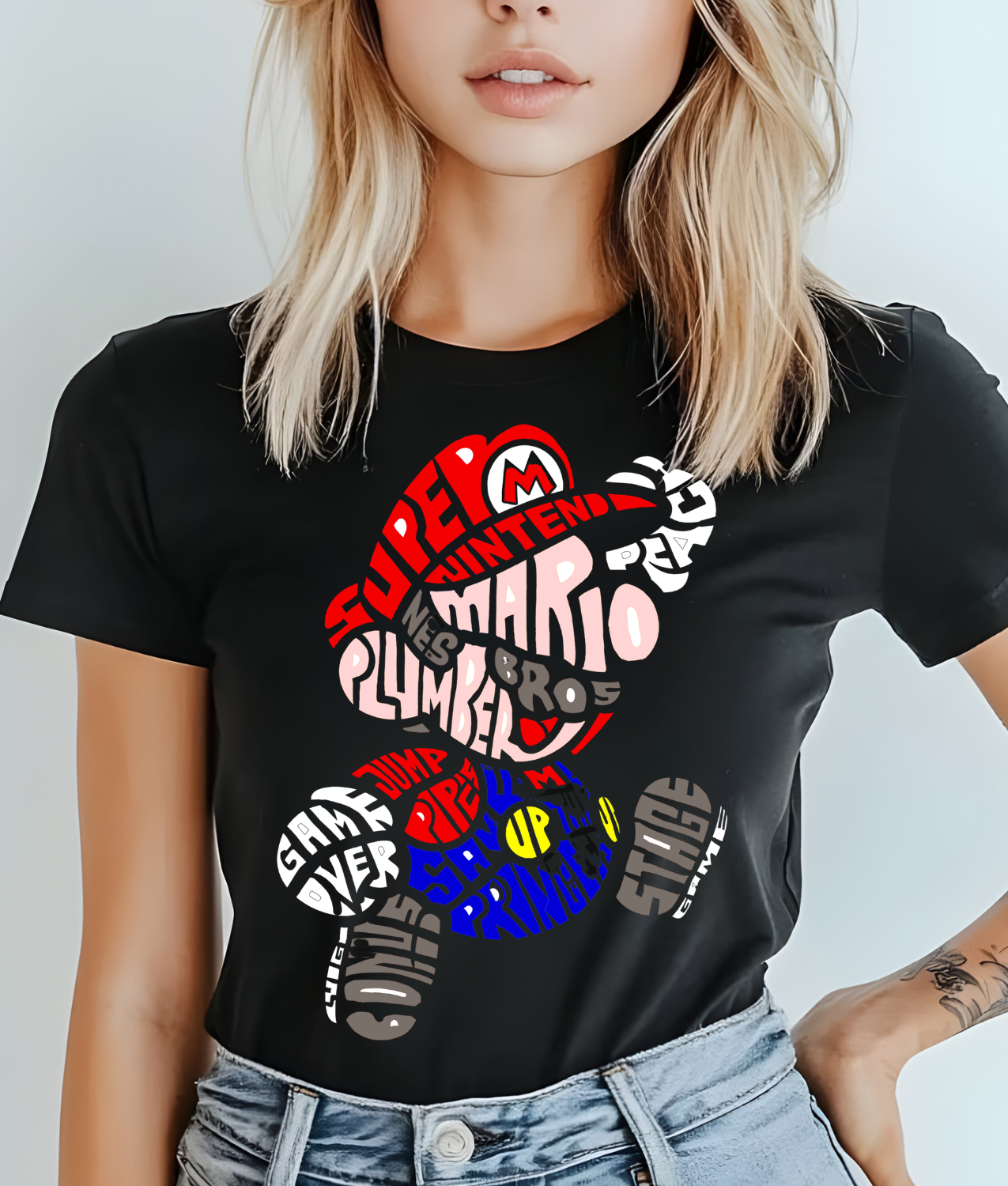 Mario DTF Transfer