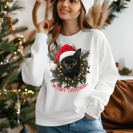 Meowy Christmas DTF