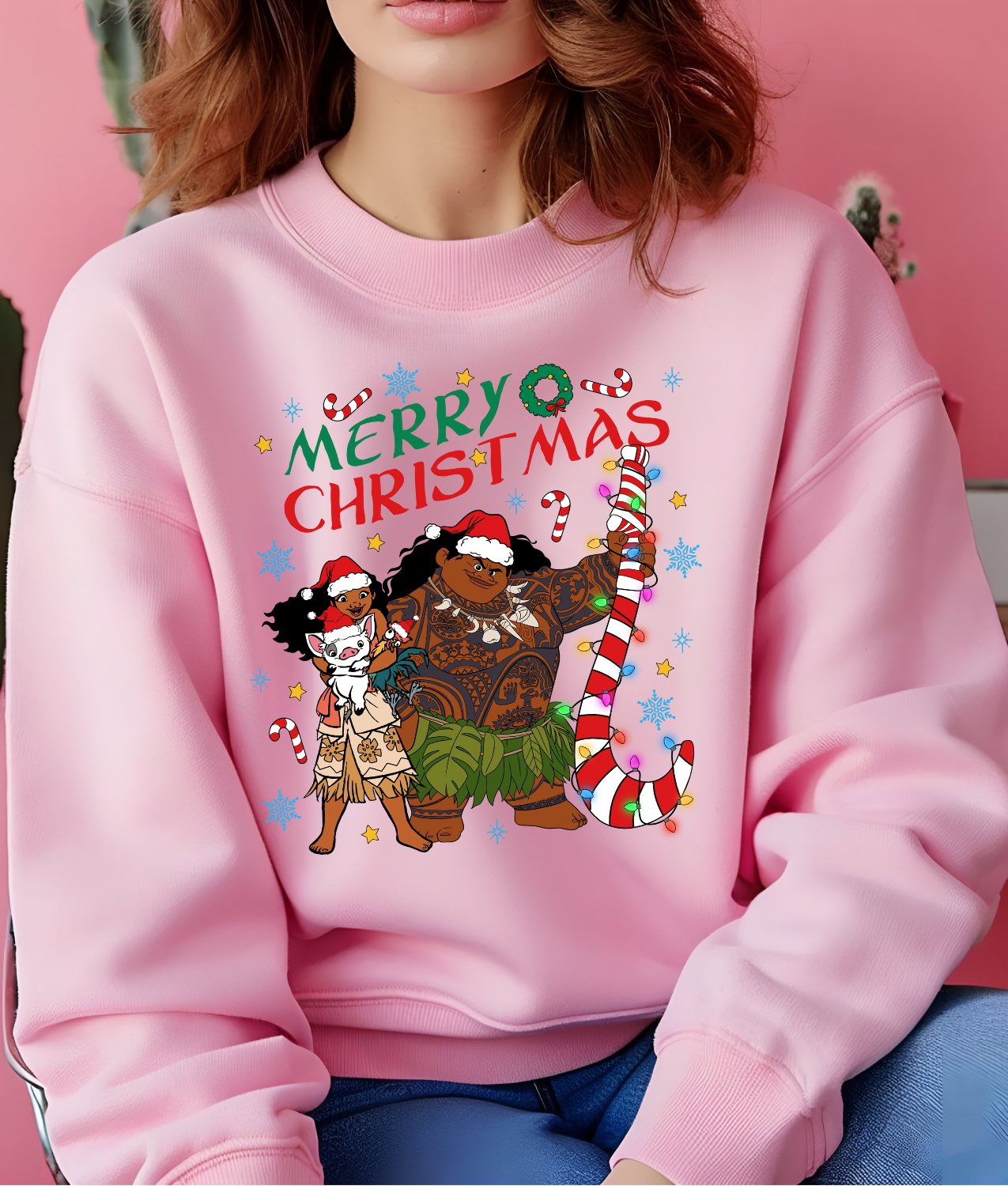 Merry Christmas Princess DTF Transfer