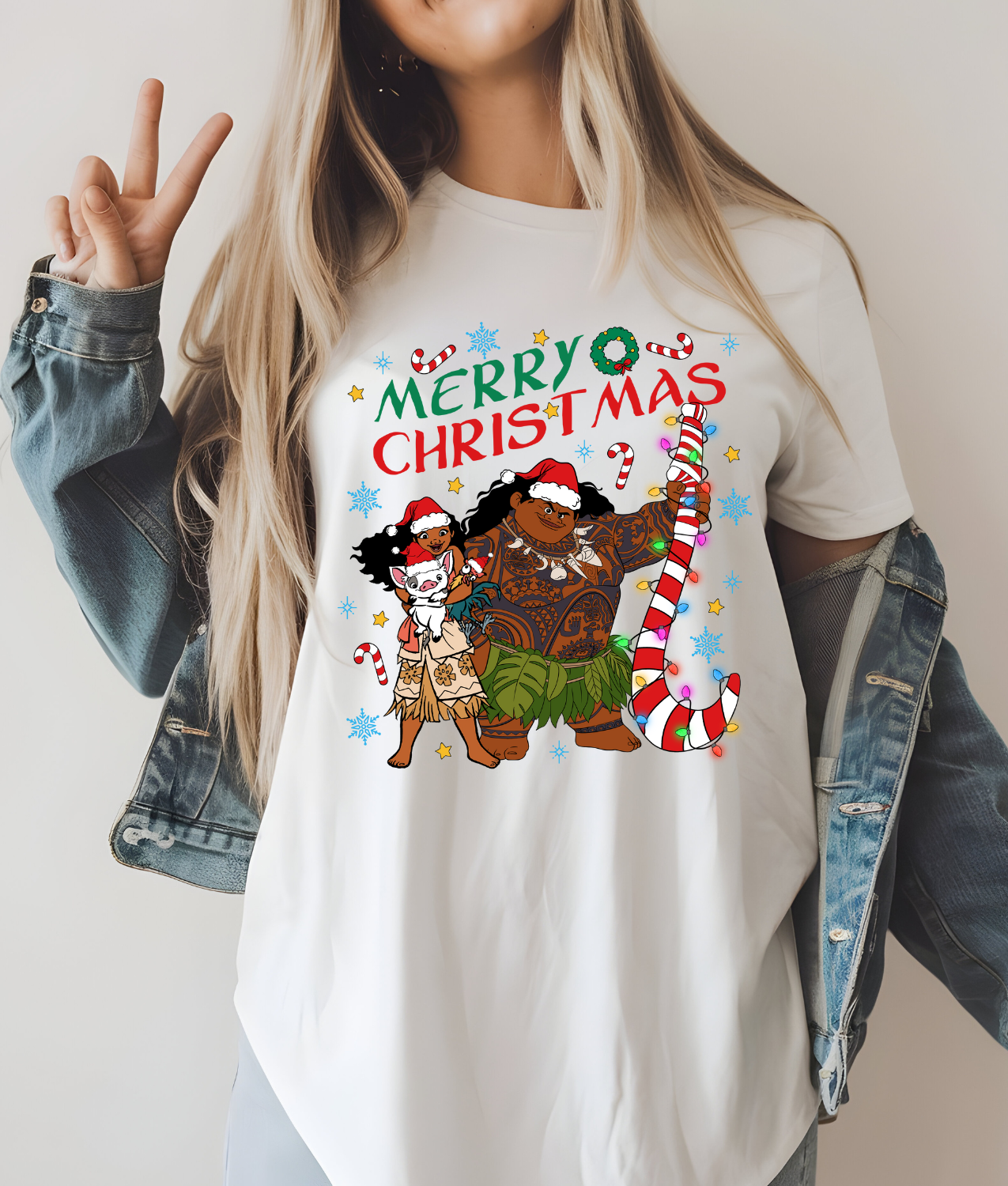 Merry Christmas Princess DTF Transfer