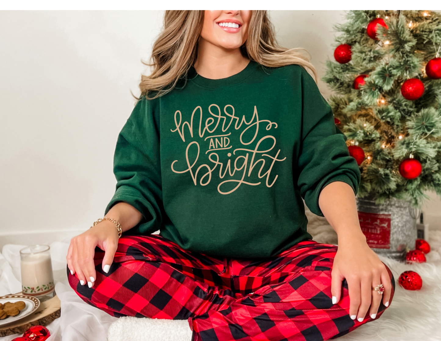 Merry and Bright Script DTF