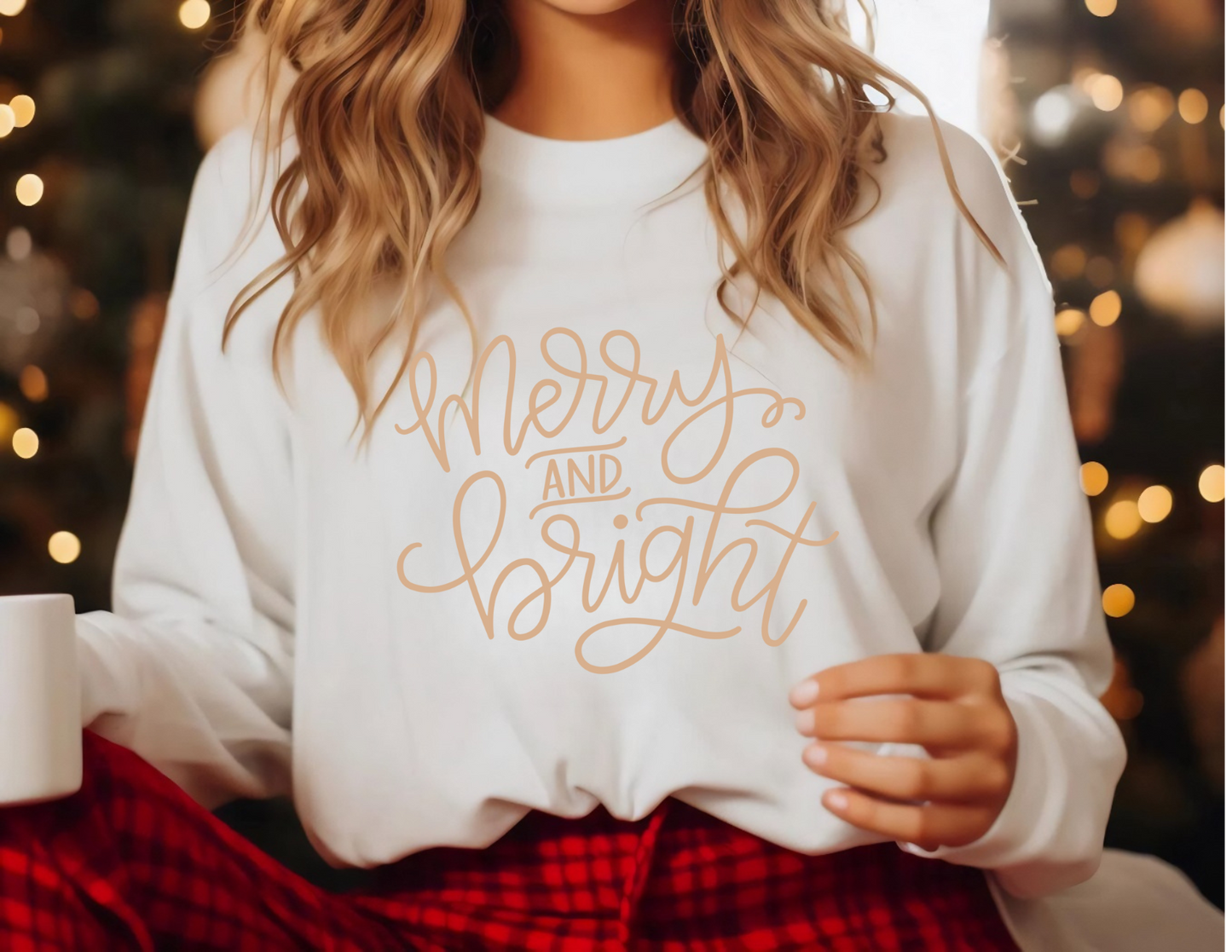 Merry and Bright Script DTF