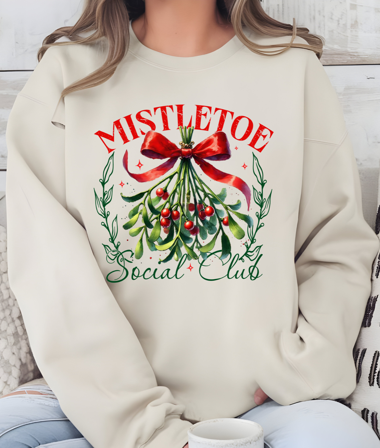 Mistletoe Social Club DTF Transfer