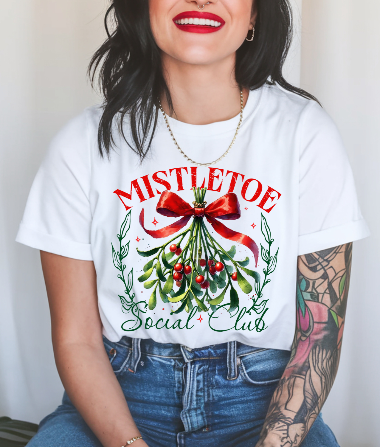 Mistletoe Social Club DTF Transfer