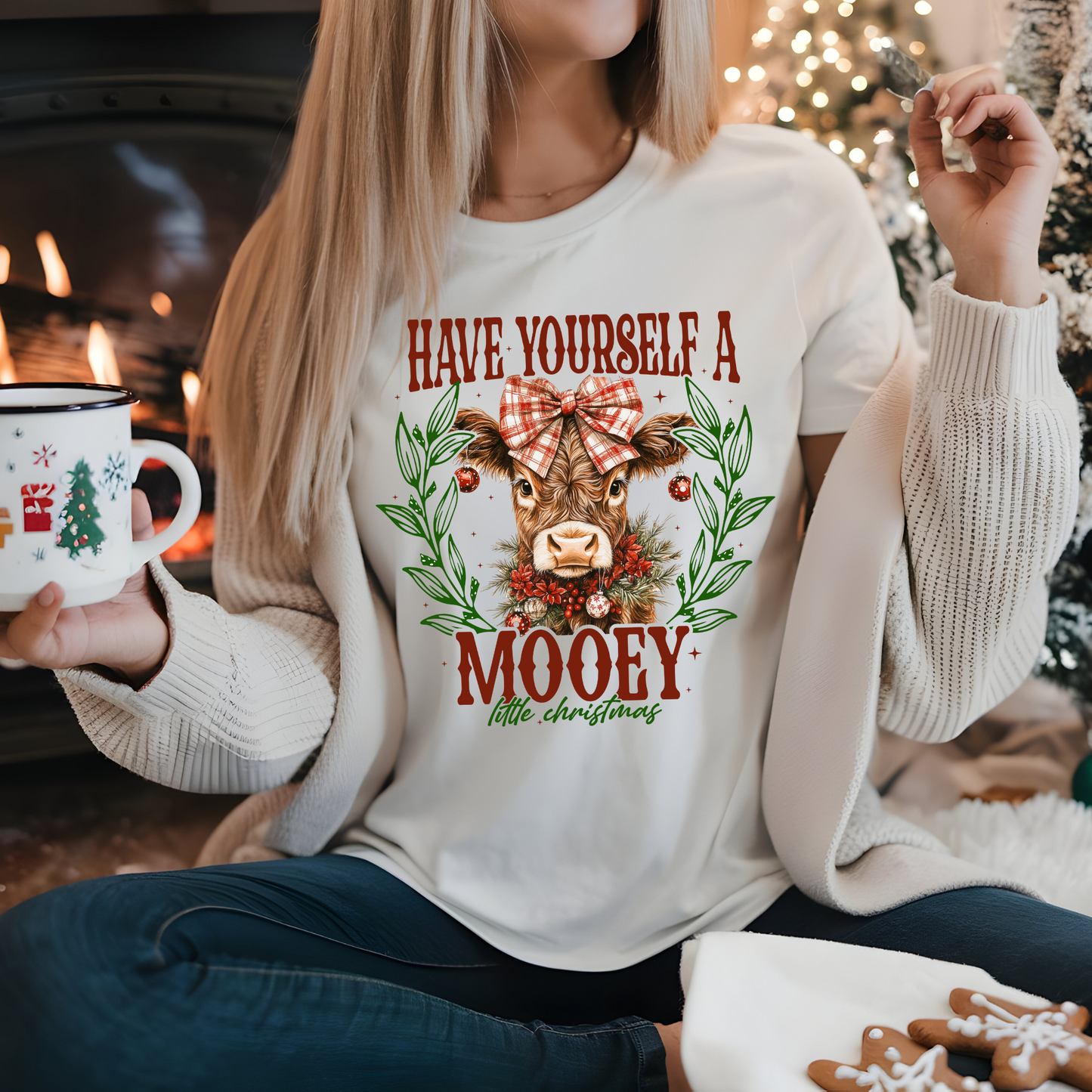 Mooey Christmas DTF