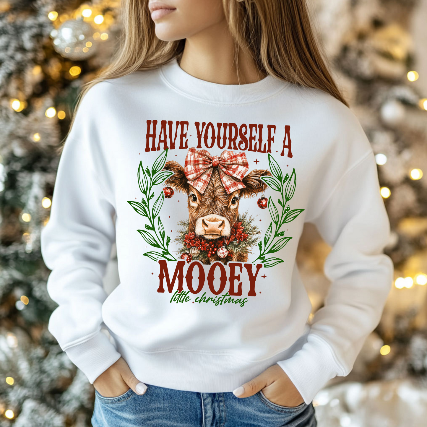 Mooey Christmas DTF