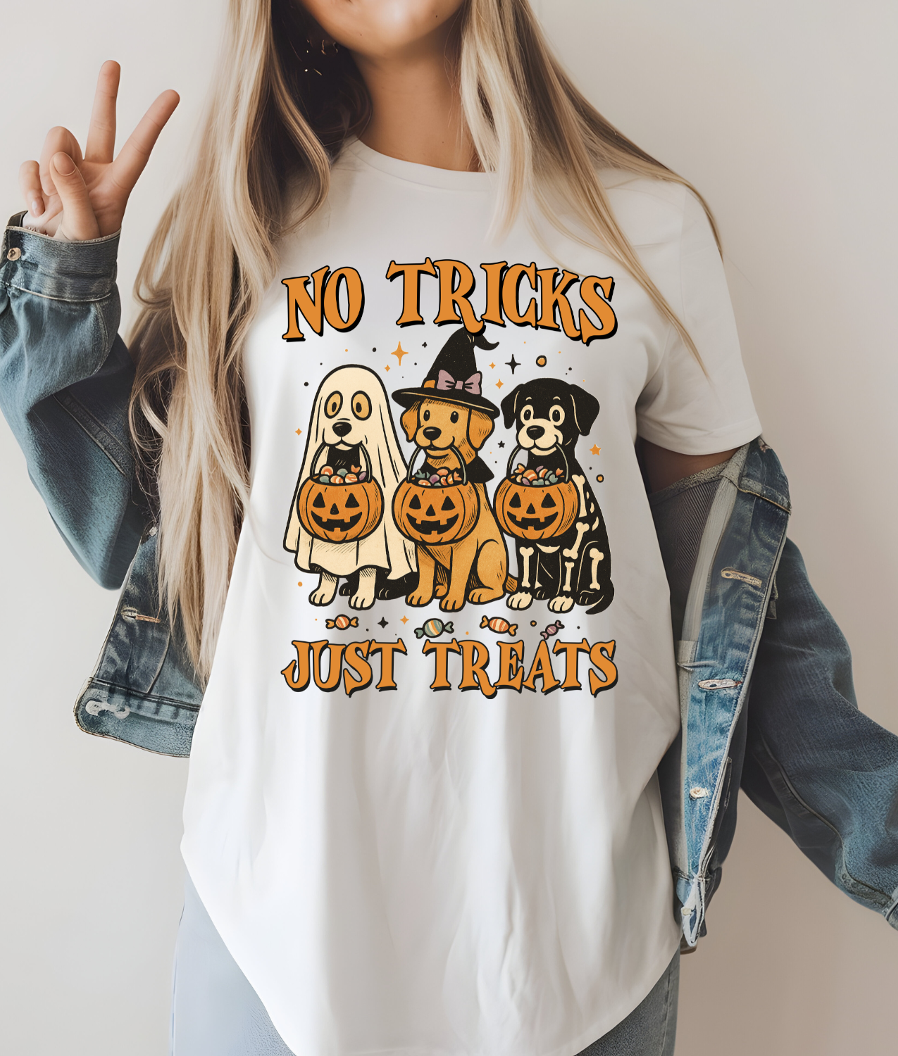 No Tricks Just Treats DTF Transfer
