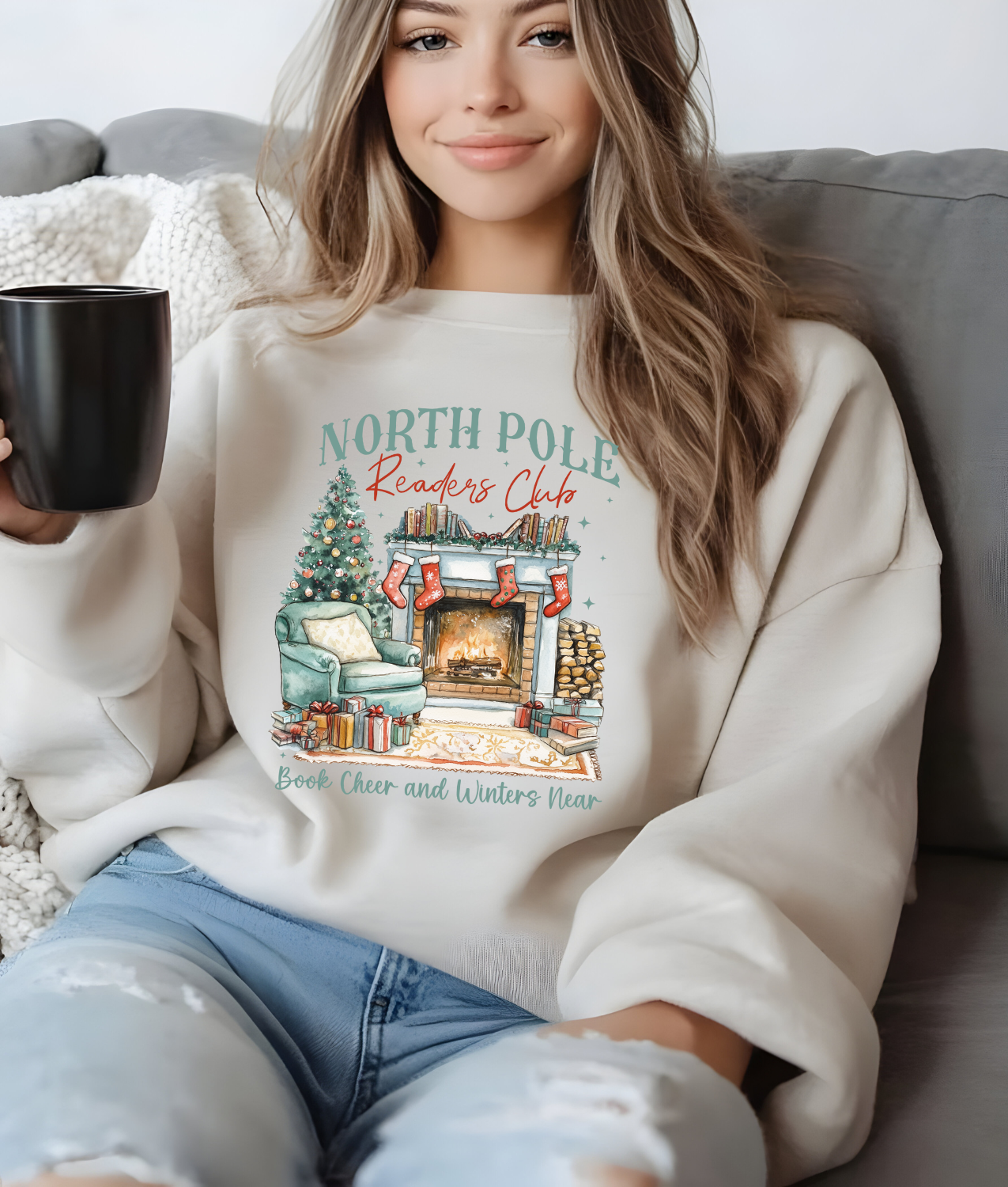 North Pole Readers Club DTF Transfer
