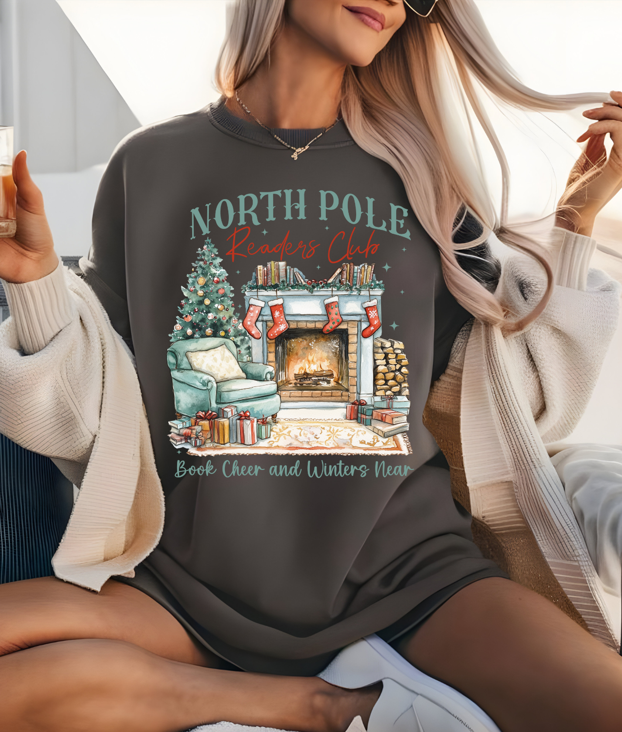 North Pole Readers Club DTF Transfer