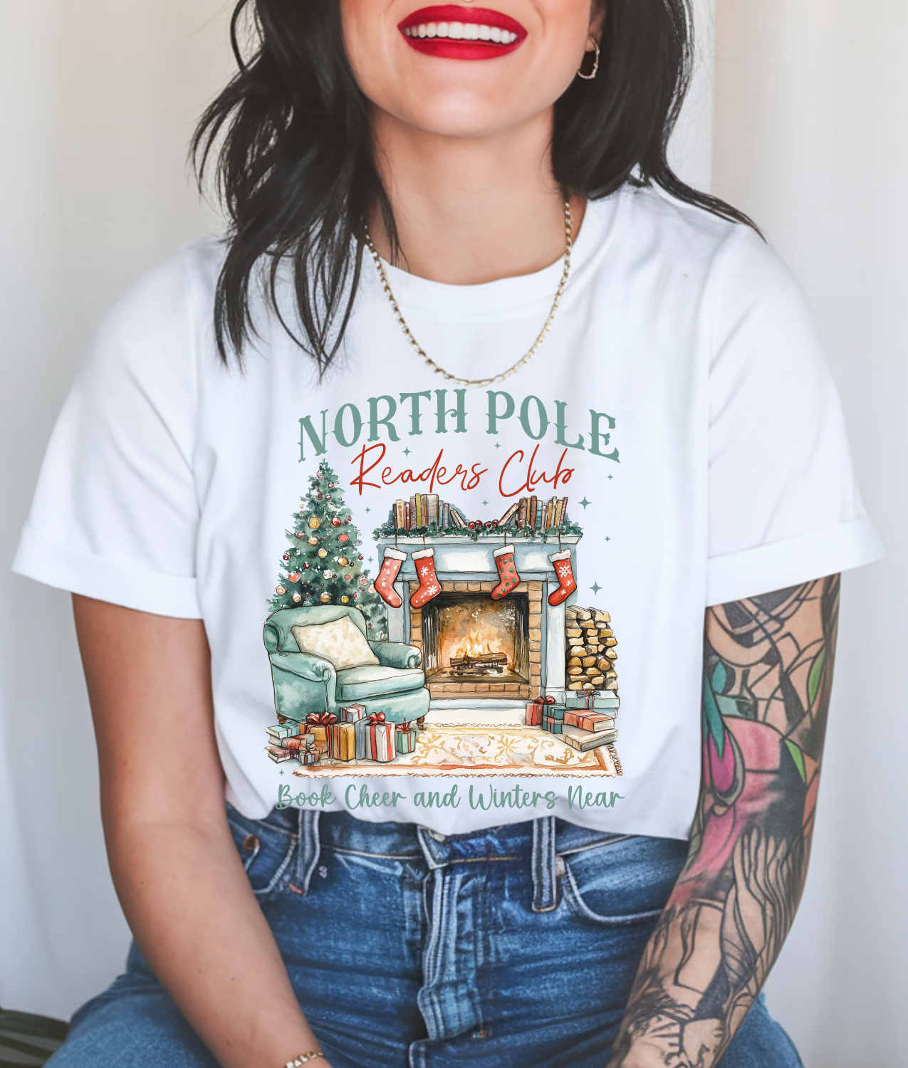 North Pole Readers Club DTF Transfer