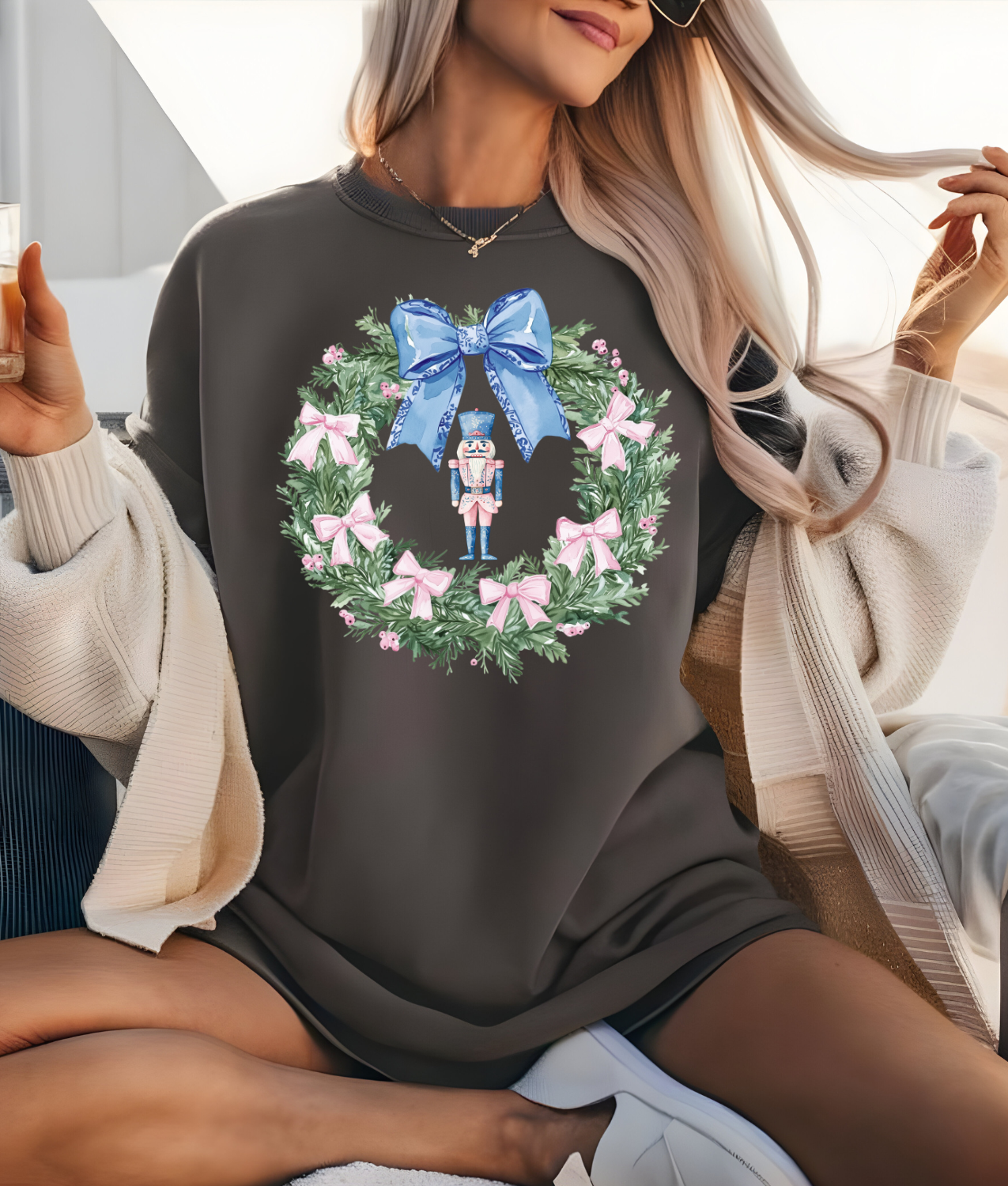 Nutcracker Wreath DTF Transfer