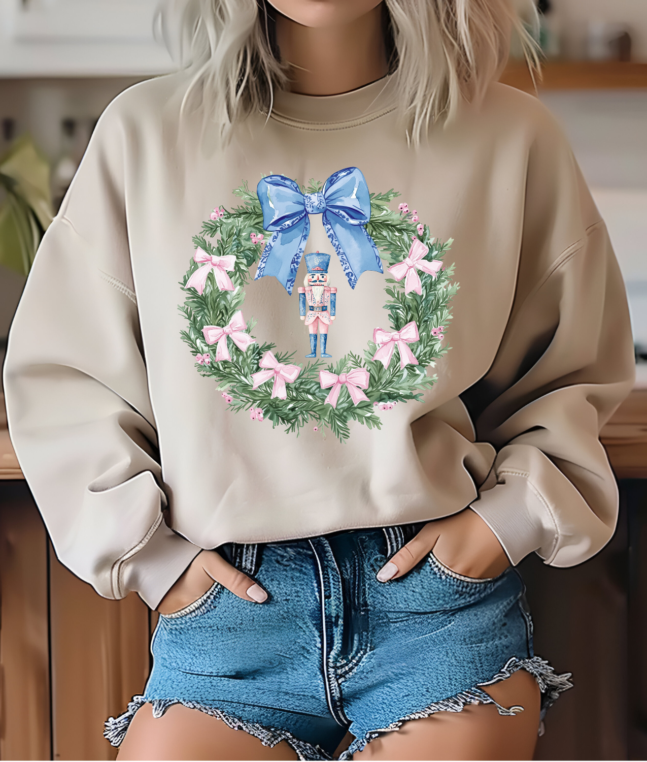 Nutcracker Wreath DTF Transfer