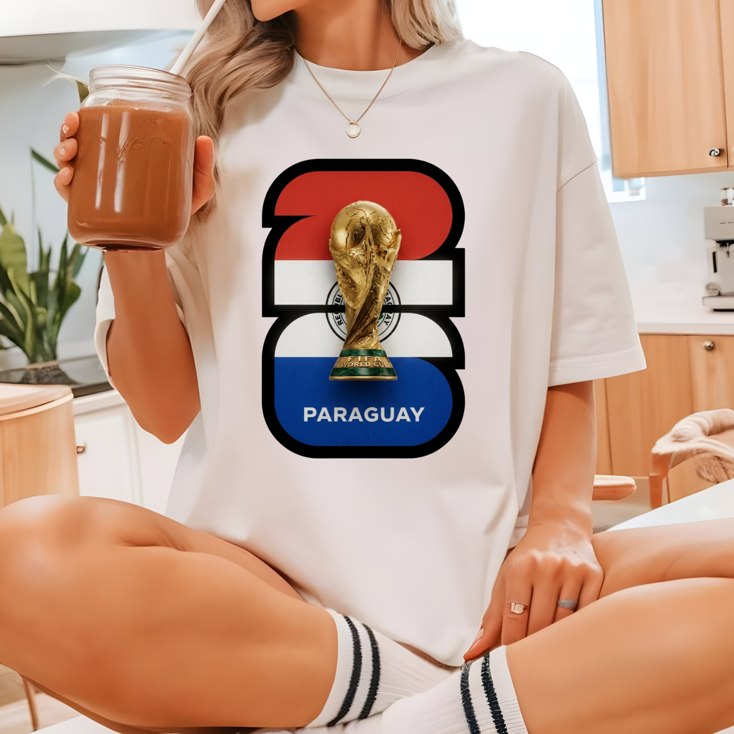 Paraguay Soccer DTF Transfer