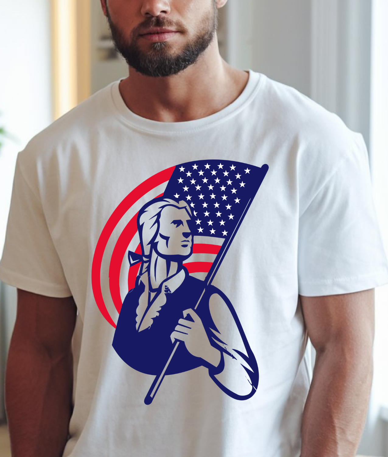 Pats Flag DTF Transfer
