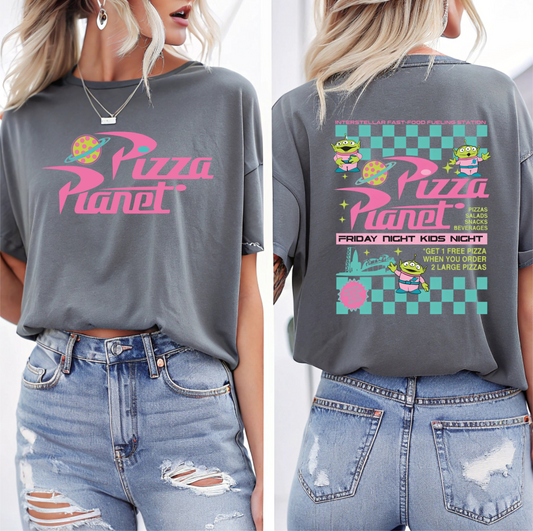 Pizza Planet DTF Transfer FRONT AND BACK INCLUDED