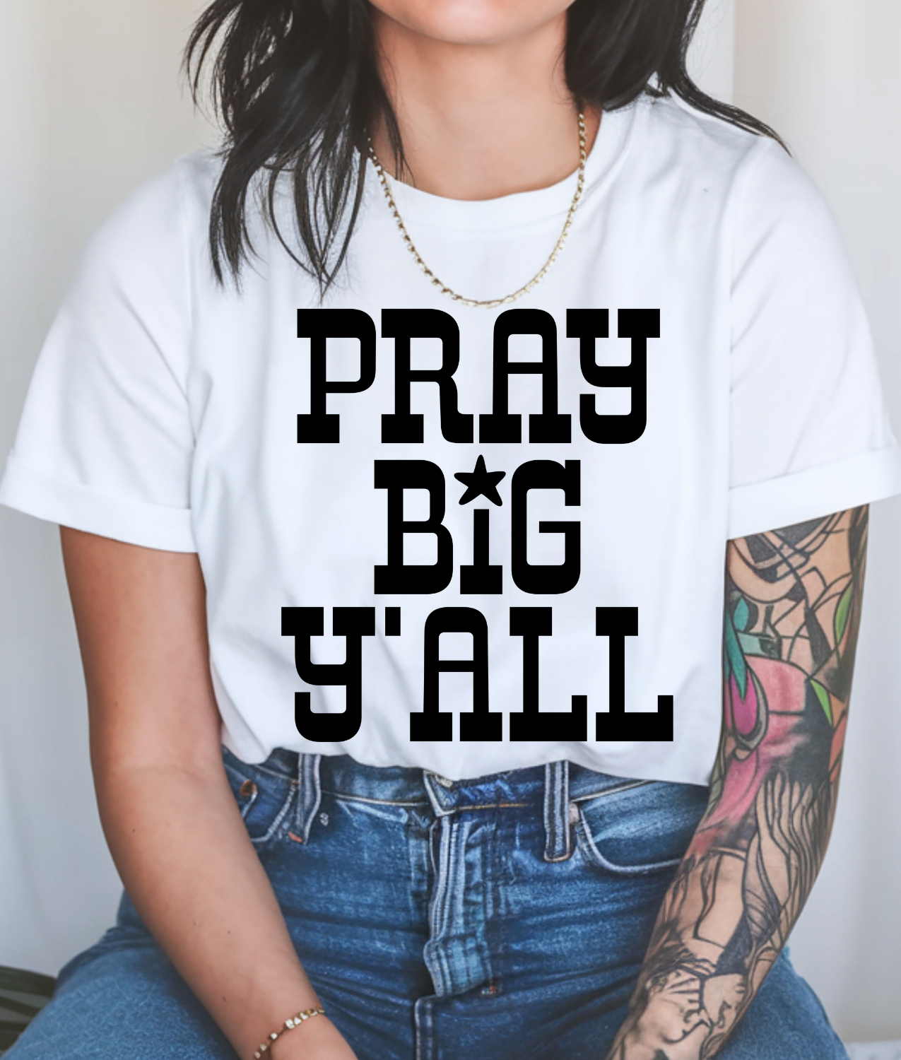 Pray Big Yall DTF Transfer