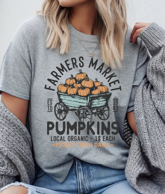 Pumpkins Farmers Market DTF Transfer