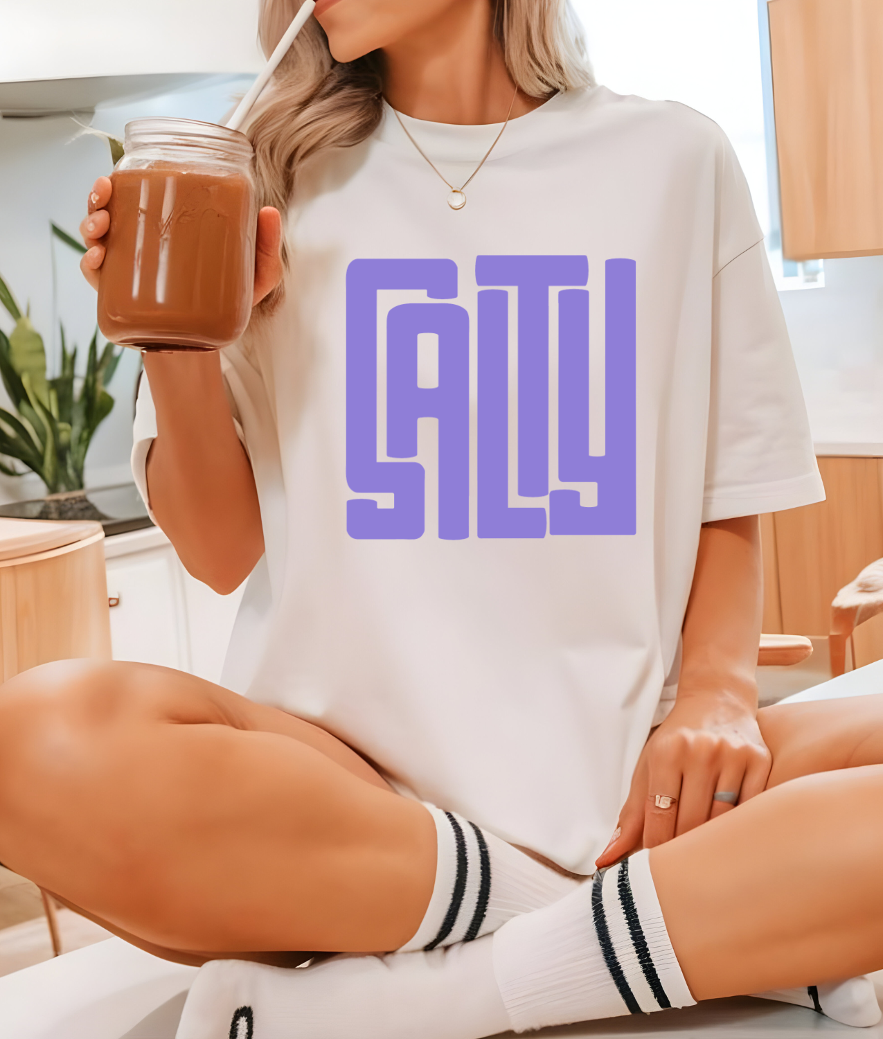Salty Purple DTF Transfer