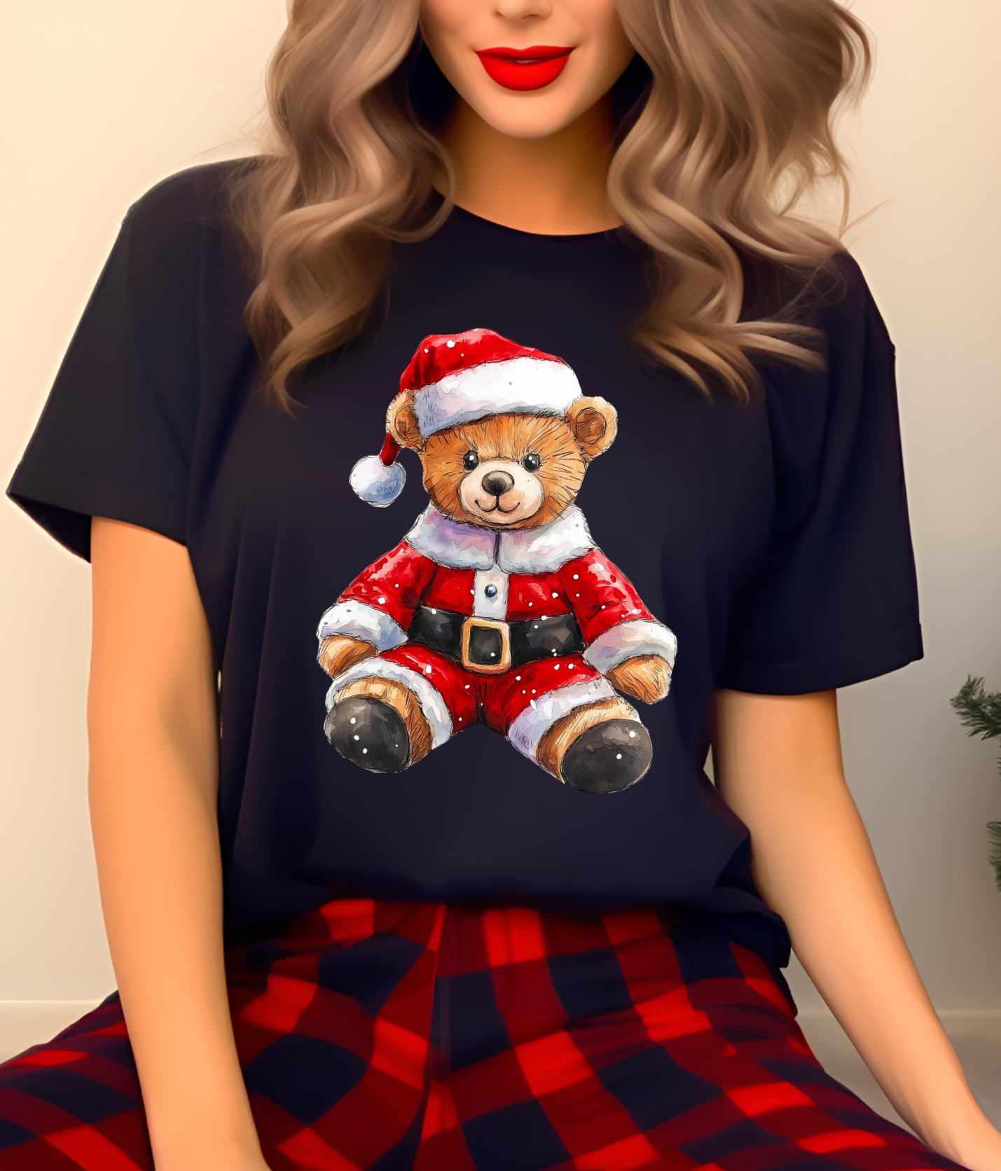 Santa Teddy DTF