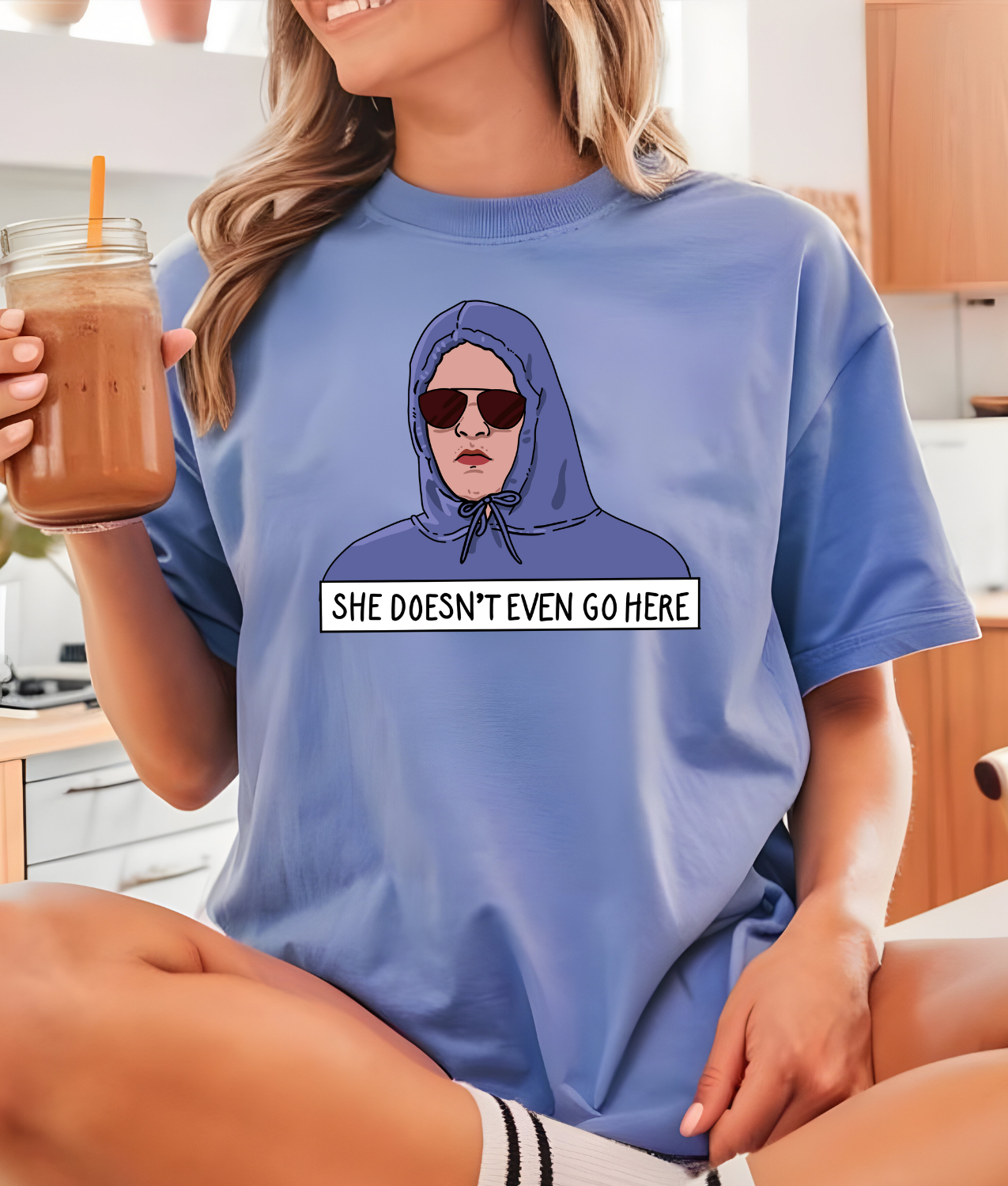 She Doesn't Even Go Here DTF Transfer