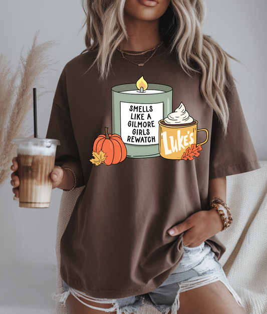 Smells Like a Gilmore Girls Rewatch DTF Transfer