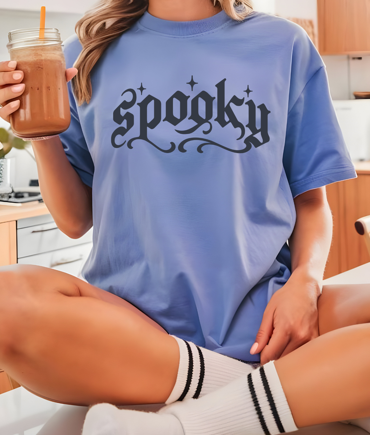 Spooky Charcoal DTF Transfer