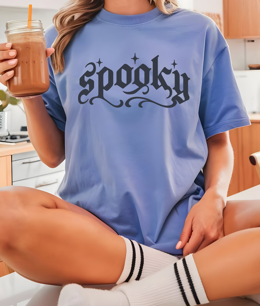 Spooky Charcoal DTF Transfer
